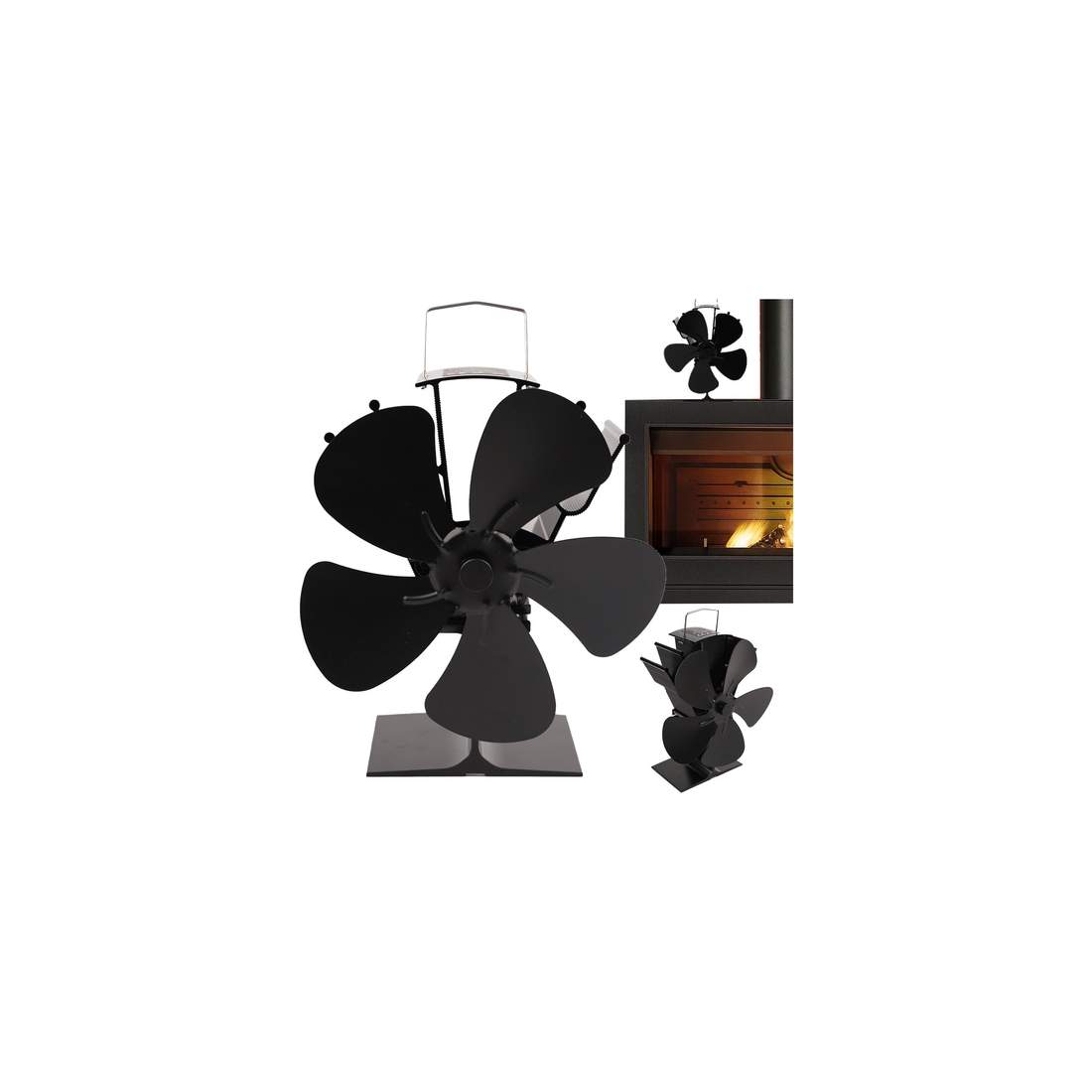 Värmedriven spisfläkt – 5-blad, ingen el behövs | Hem & Hobby | Pryloteket