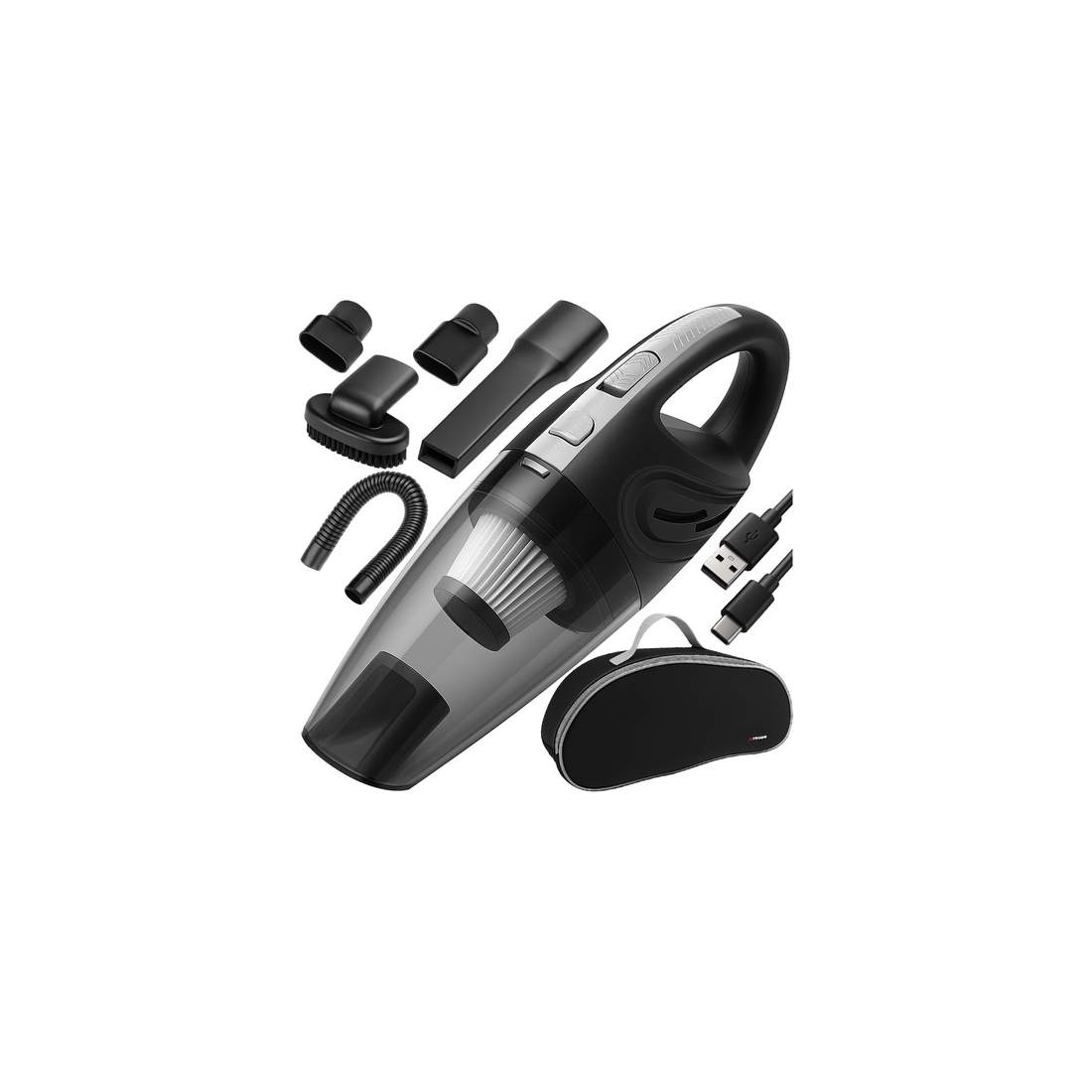 Sladdlös bildammsugare – kraftfull, uppladdningsbar, USB-C