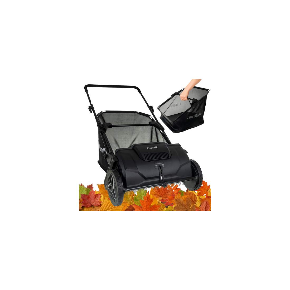 Manuell lövsamlare – justerbar, 100L kapacitet | Hem & Hobby | Pryloteket