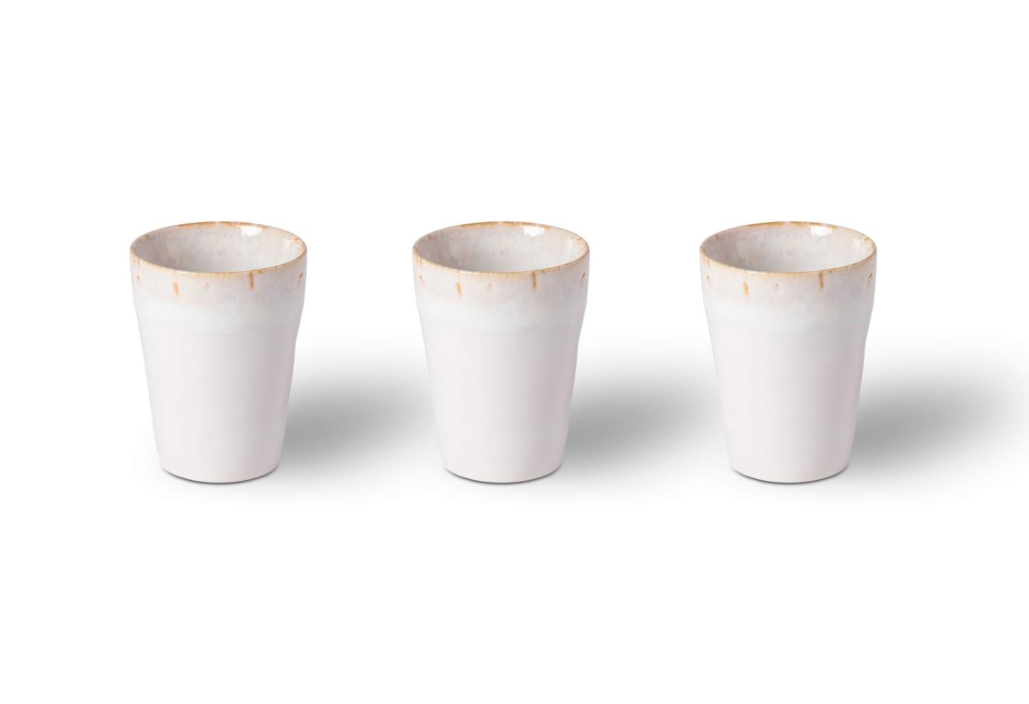 Latte krus Grepresso 3-p Hvid