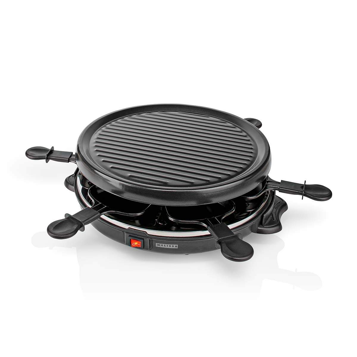 Raclette Grillsæt til 6, 800W, 29cm non-stick billede