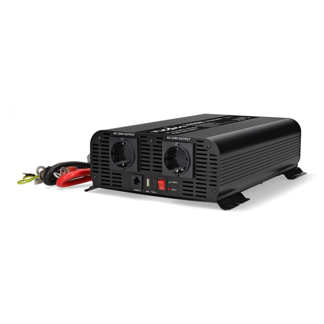 Pure Sine Wave Power Inverter, 2000W, 24V DC till 230V AC | Hem & Hobby | Pryloteket