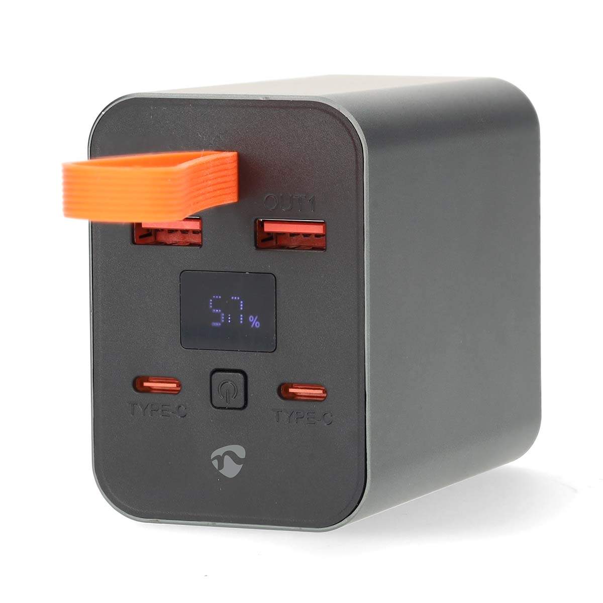 Power Bank 30000mAh, 4 utgångar, USB-C & USB-A | Hem & Hobby | Pryloteket