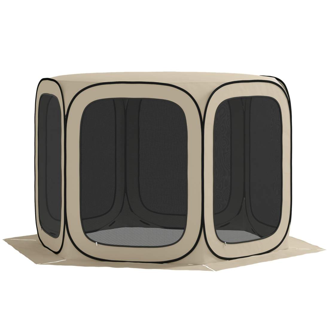 Pop-up campingtält, bärbart, UPF50+ skydd, nätsidor | Hem & Hobby | Pryloteket