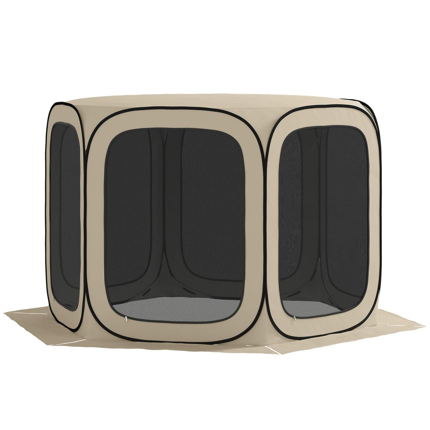 Pop-up campingtelt, bærbart, UPF50+ beskyttelse, mesh sider