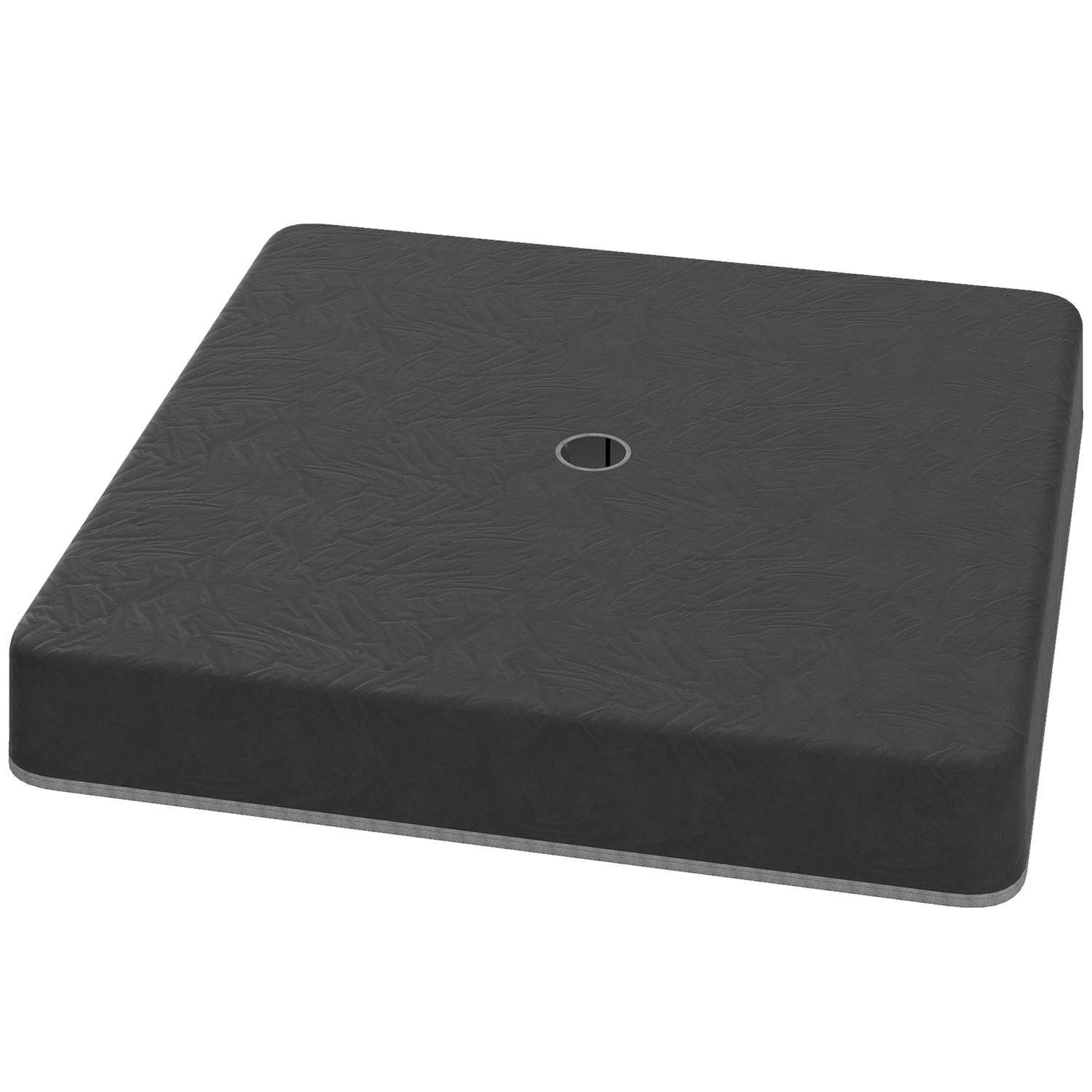 Paraplybasevægte, vandtæt, fyldbar, 89x89x10,5 cm