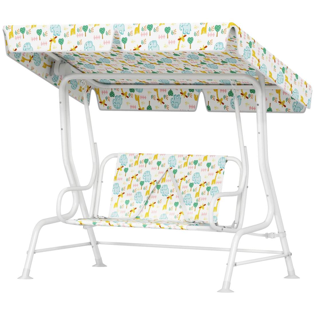 Gungstol för barn, stålram, 2-sits, 60 kg kapacitet | Hem & Hobby | Pryloteket