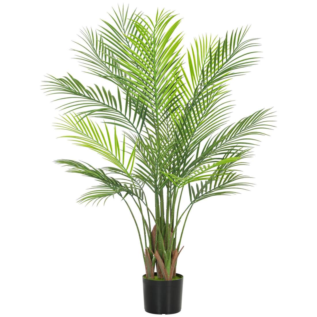 Artificiell Areca-palm – 120 cm, UV-beständig, inomhus/utomhus