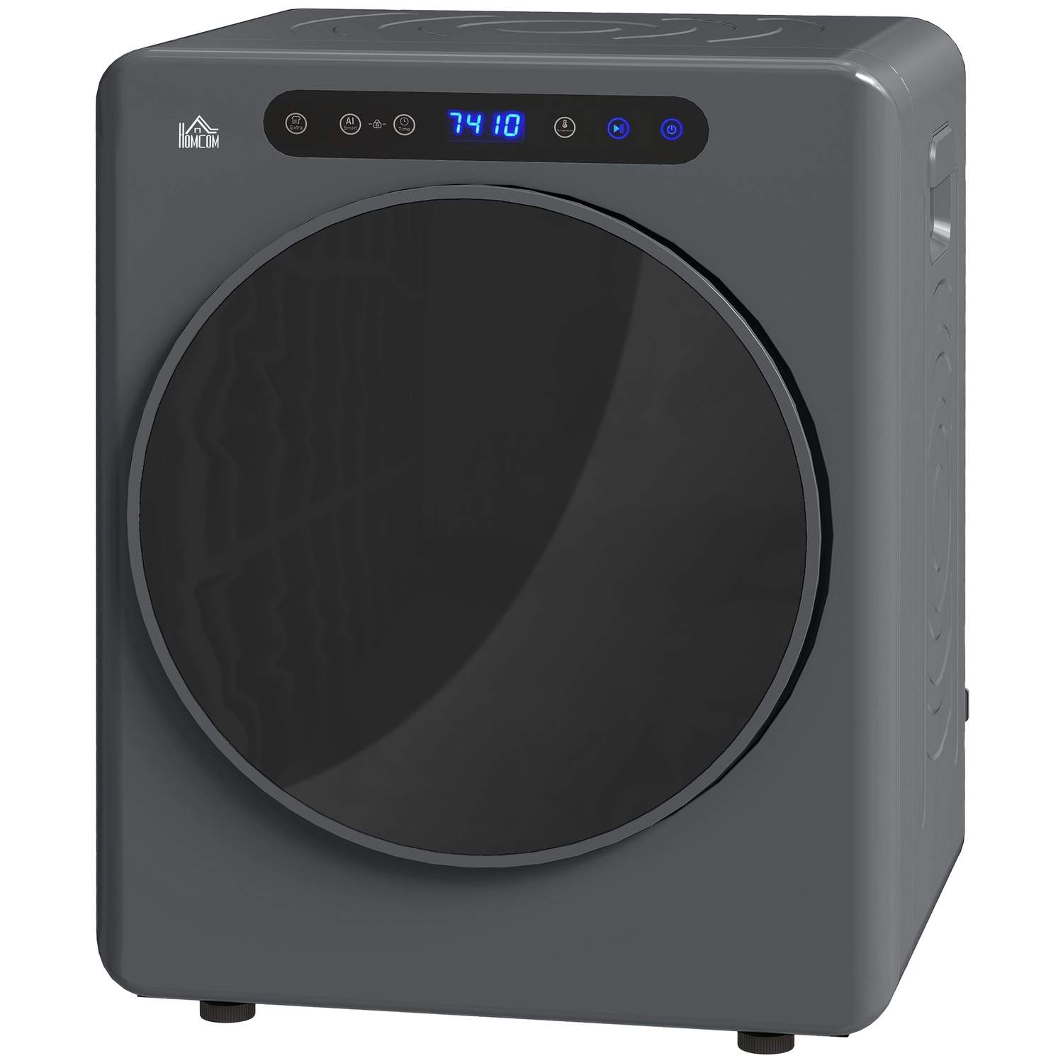 Kompakt tørretumbler, 6 programmer, 4 kg kapacitet, berøringskontrol