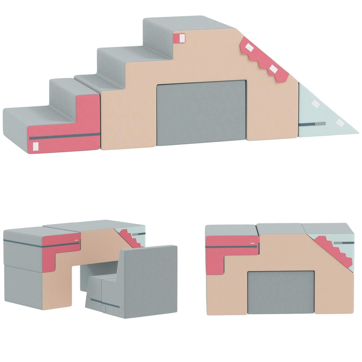 Mjuka lekblocksset för småbarn – skum och konstläder | Hem & Hobby | Pryloteket