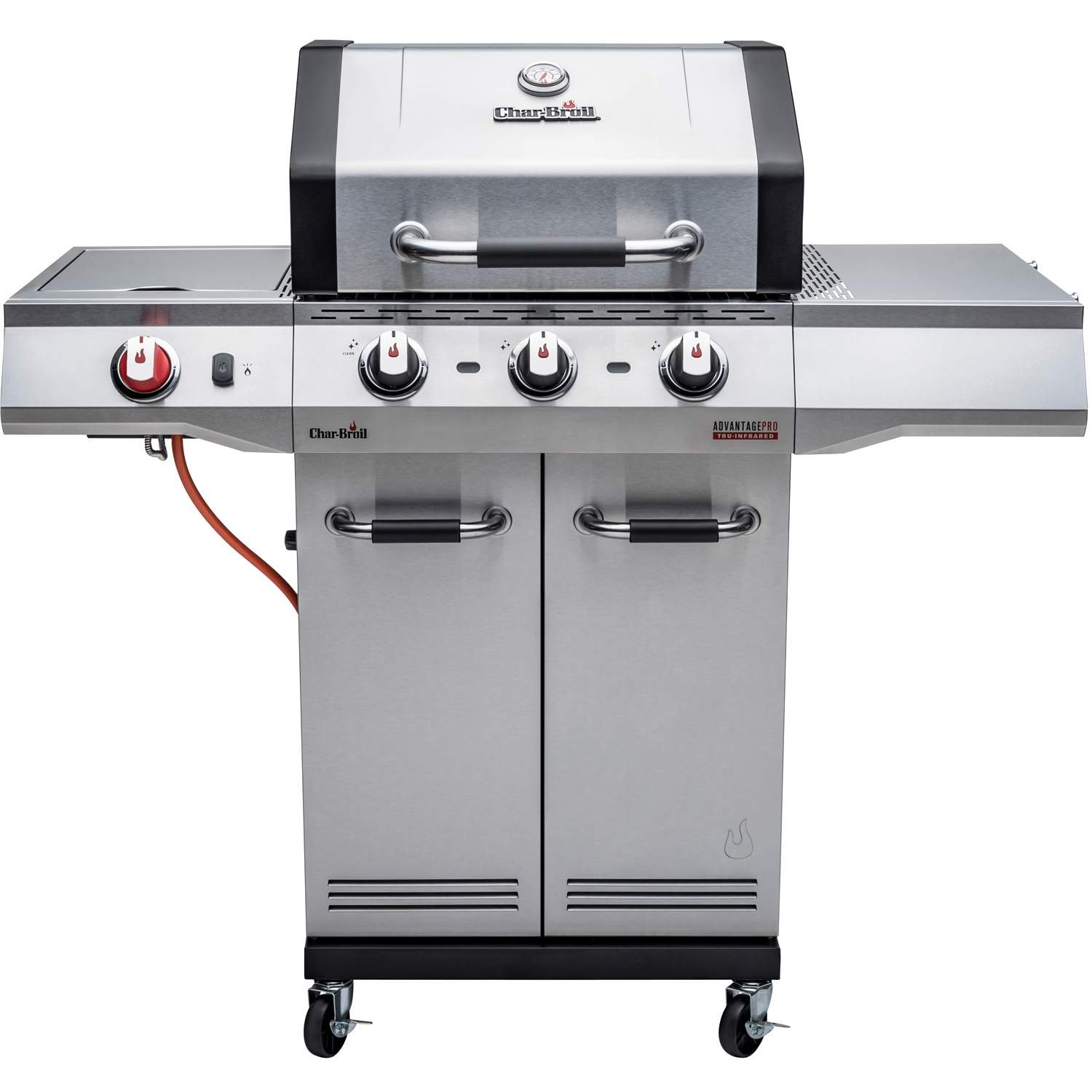 Gasgrill med TRU-infrarød teknologi, rustfrit stål