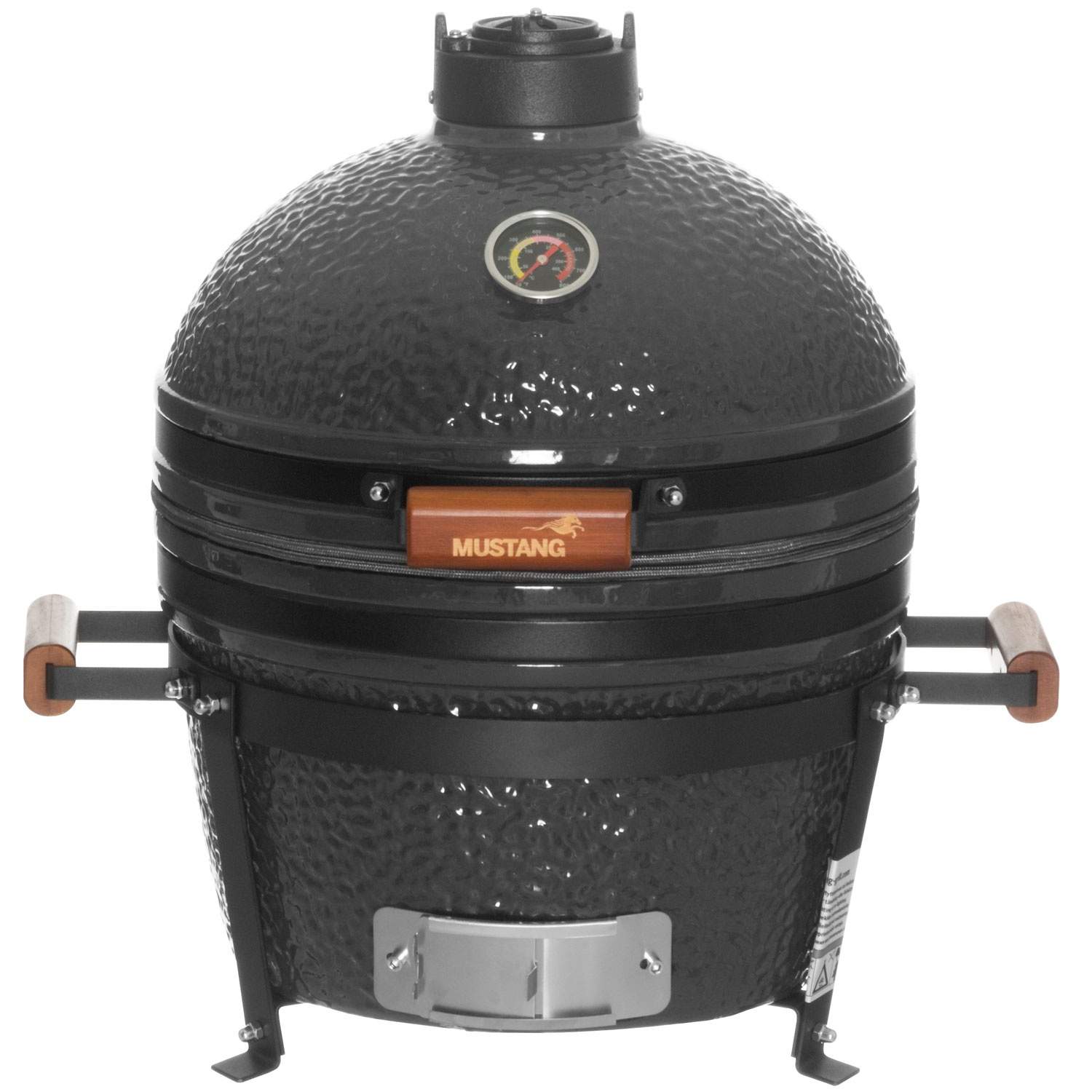 Kamado kolgrill – keramik, 16-tums, rostfritt stål | Hem & Hobby | Pryloteket