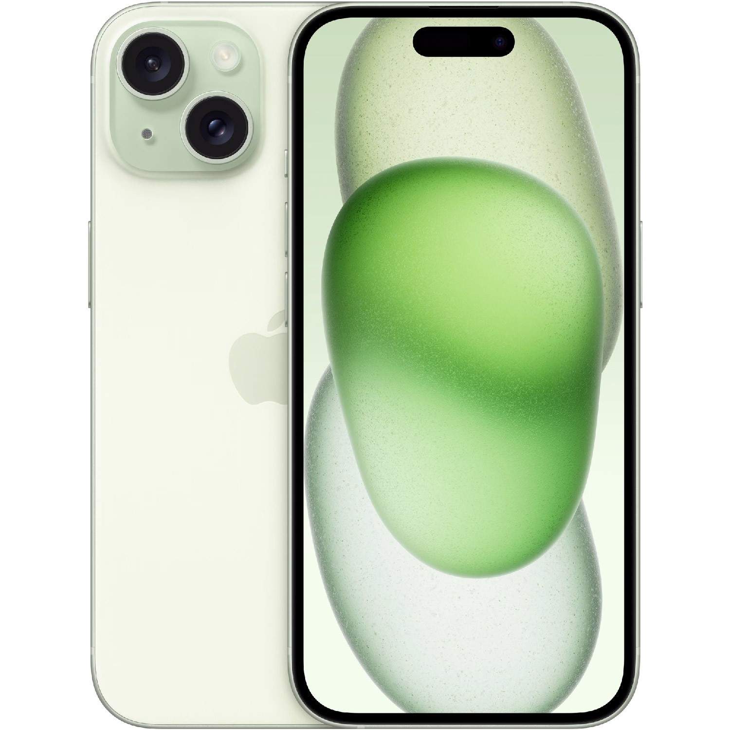 iPhone 15 256GB Grøn – Dynamic Island, 48MP kamera billede
