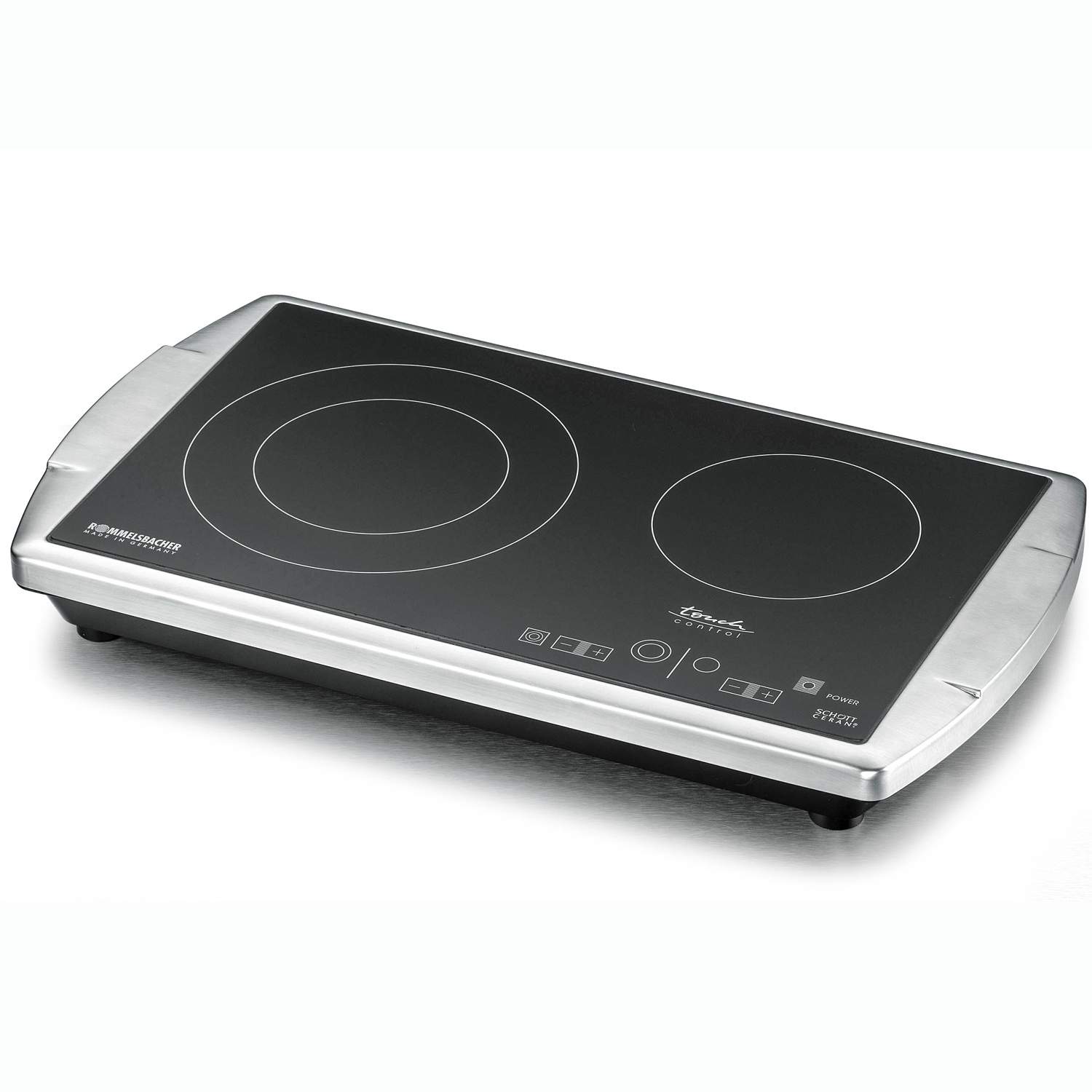 Dobbeltbrænder kogeplade – Schott CERAN® Glas, Touch Control billede