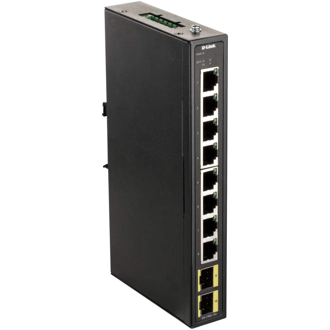 8-portars Gigabit Industrial Switch med 2 SFP-platser | Hem & Hobby | Pryloteket