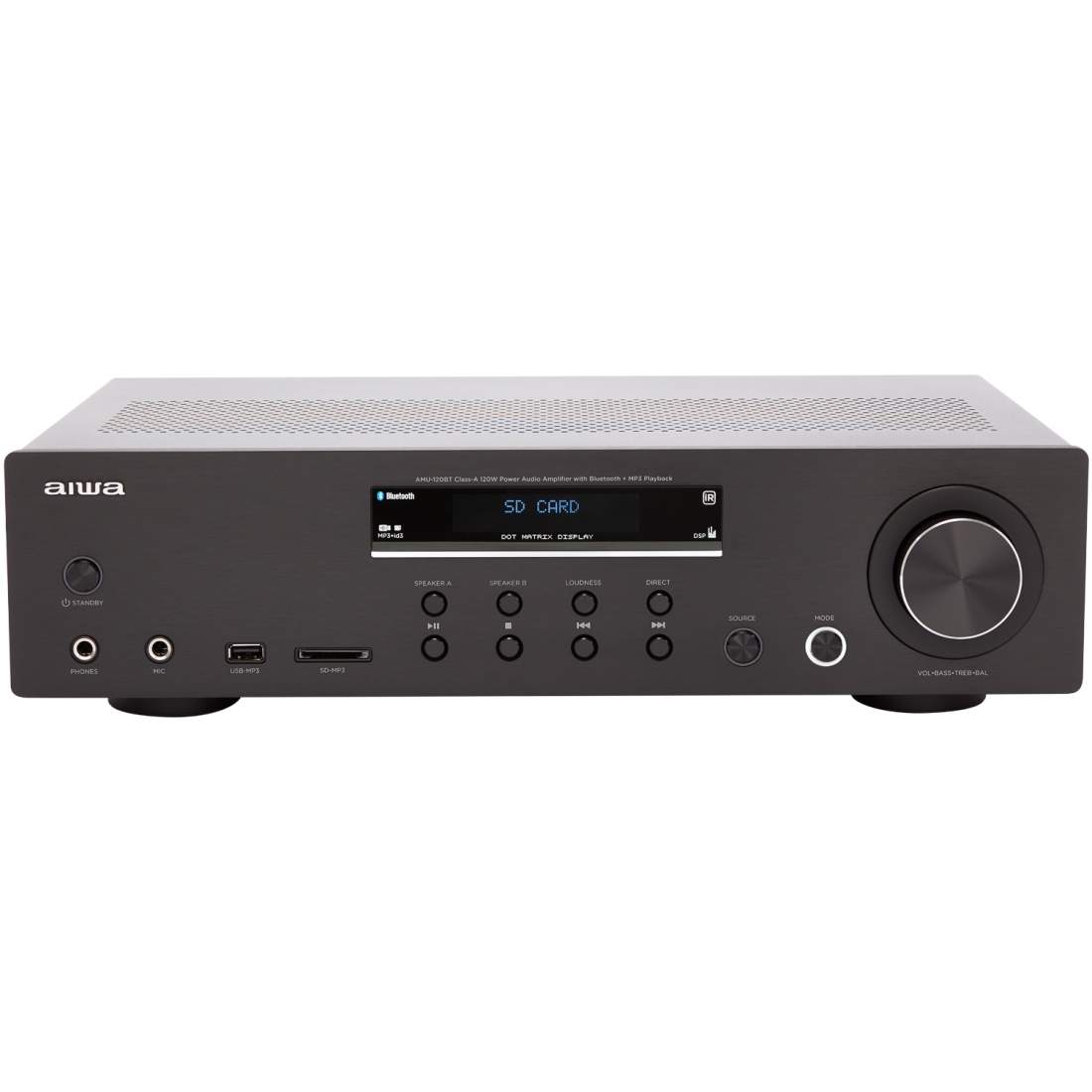 Bluetooth-förstärkare, 2x60W RMS, Svart | Hem & Hobby | Pryloteket