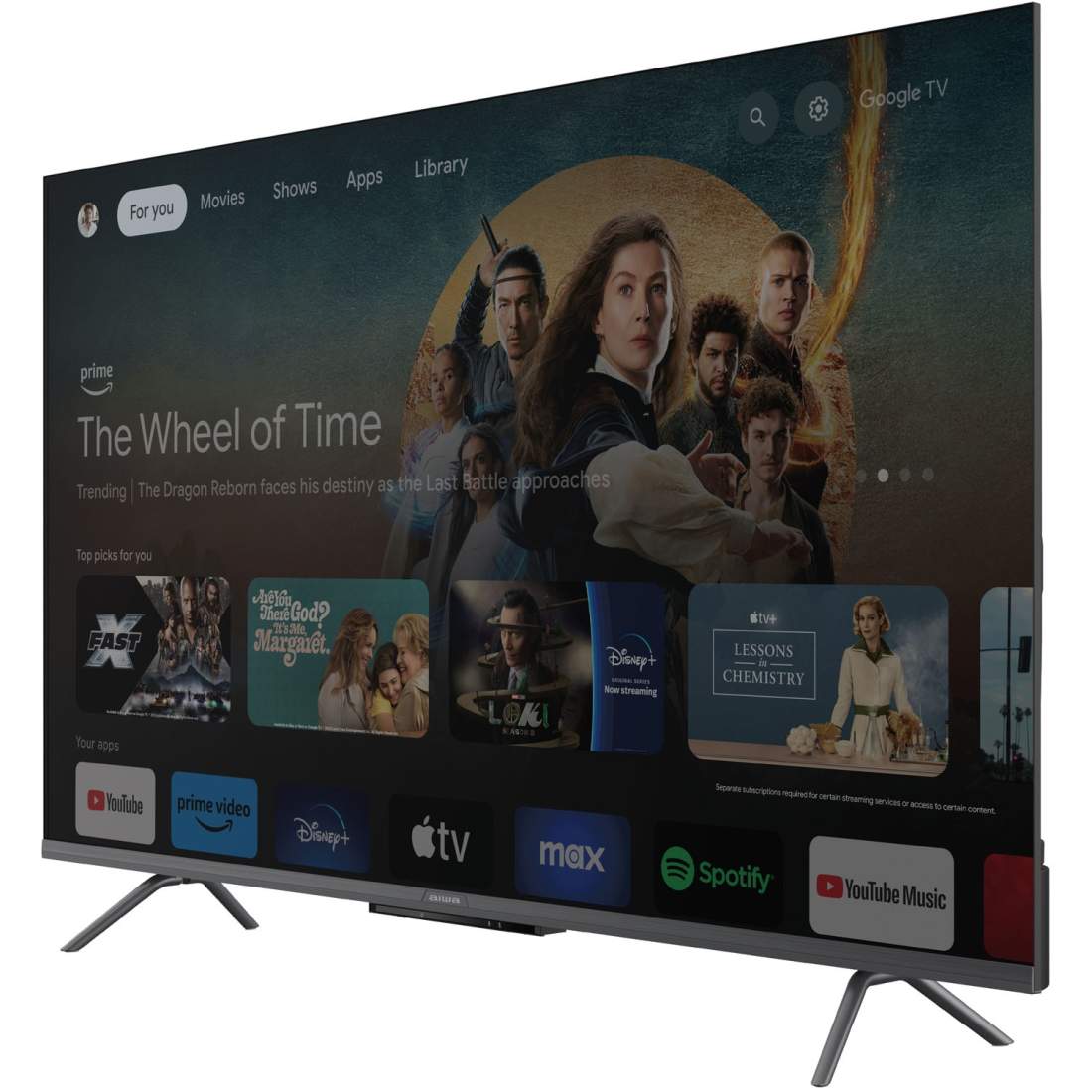 55"" 4K Ultra HD Google TV med Chromecast | Hem & Hobby | Pryloteket