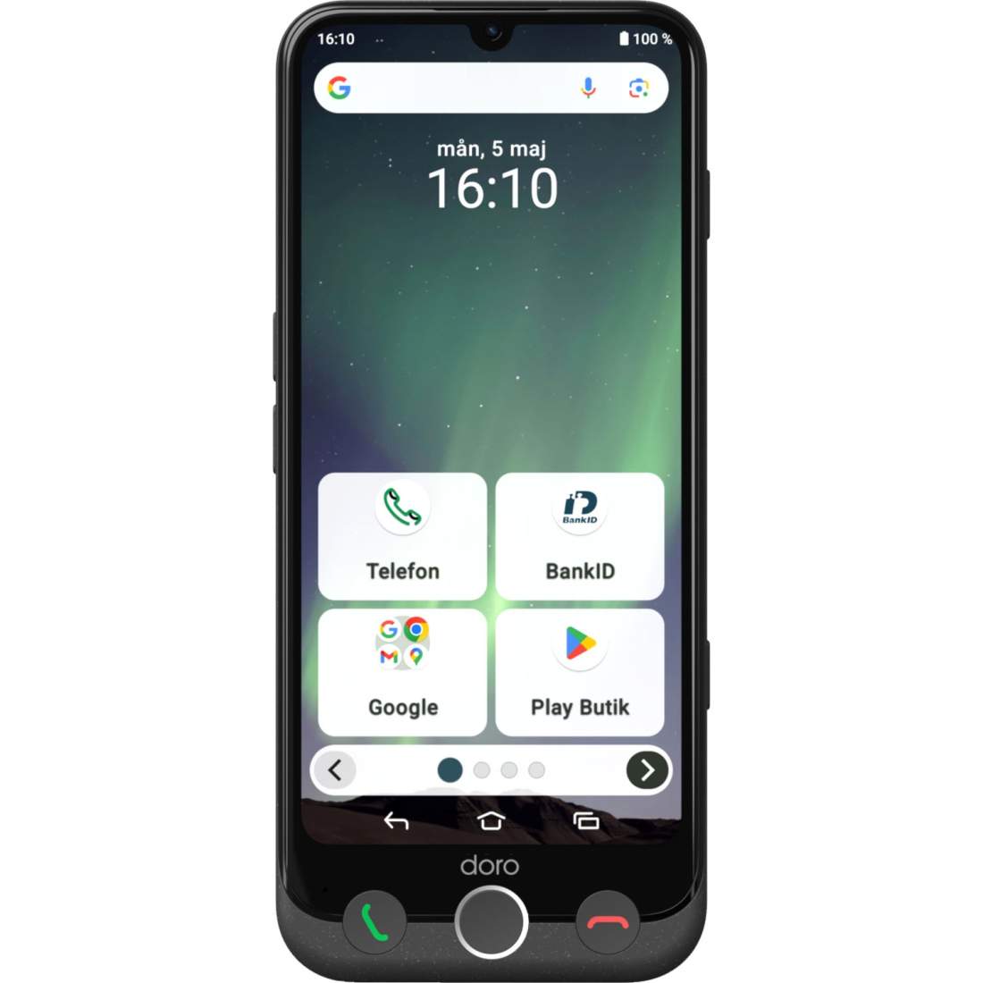Smartphone 4G, stor skärm, dubbla kameror, enkelt gränssnitt | Hem & Hobby | Pryloteket