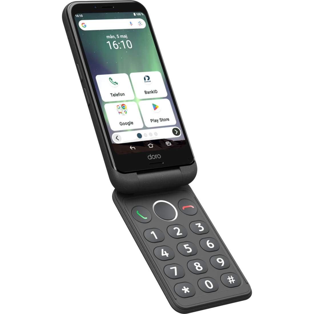 Smartphone 4G, hopfällbar knappsats, enkelt gränssnitt, säker knapp | Hem & Hobby | Pryloteket