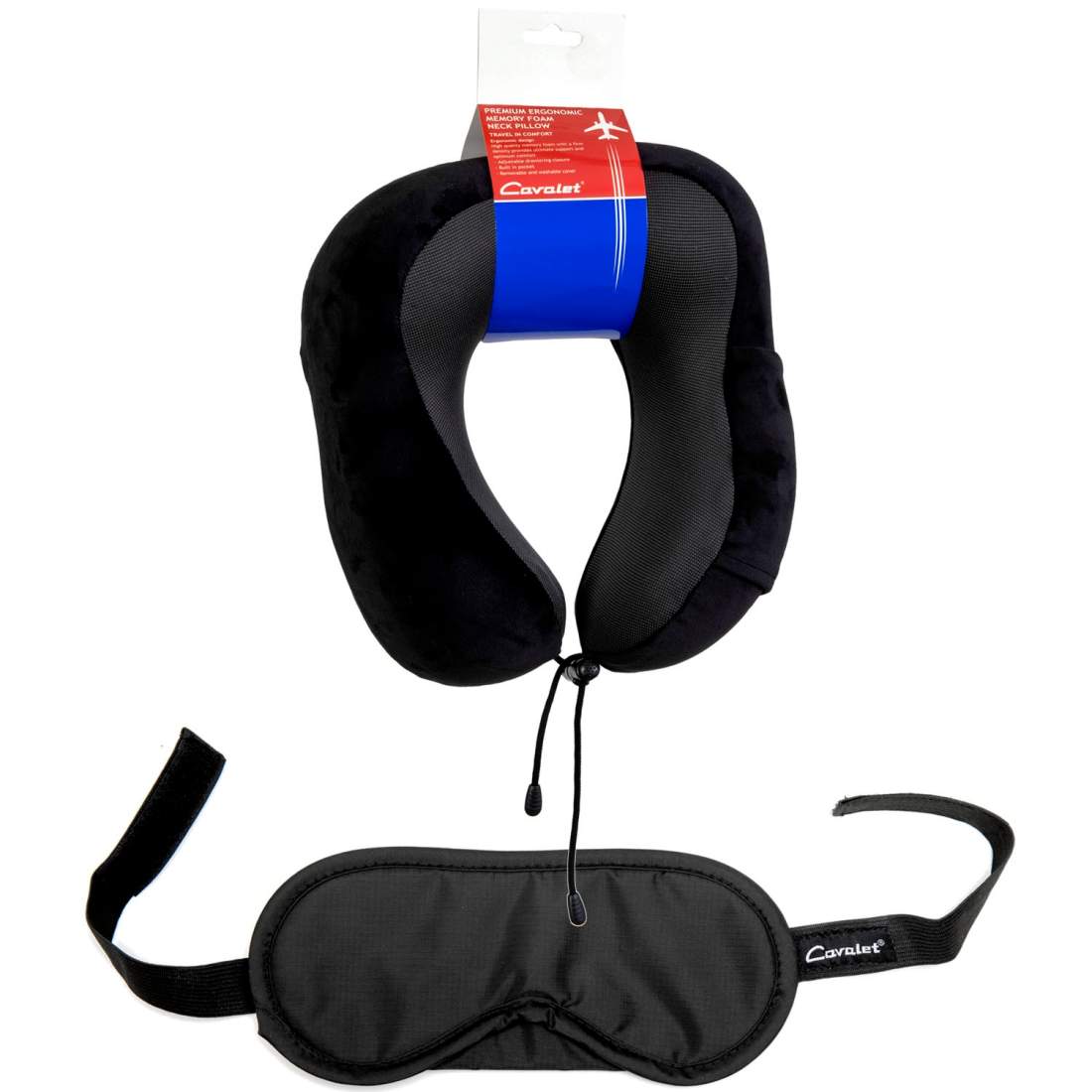 Resepaket med sömnmask och nackkudde med Memory Foam | Hem & Hobby | Pryloteket