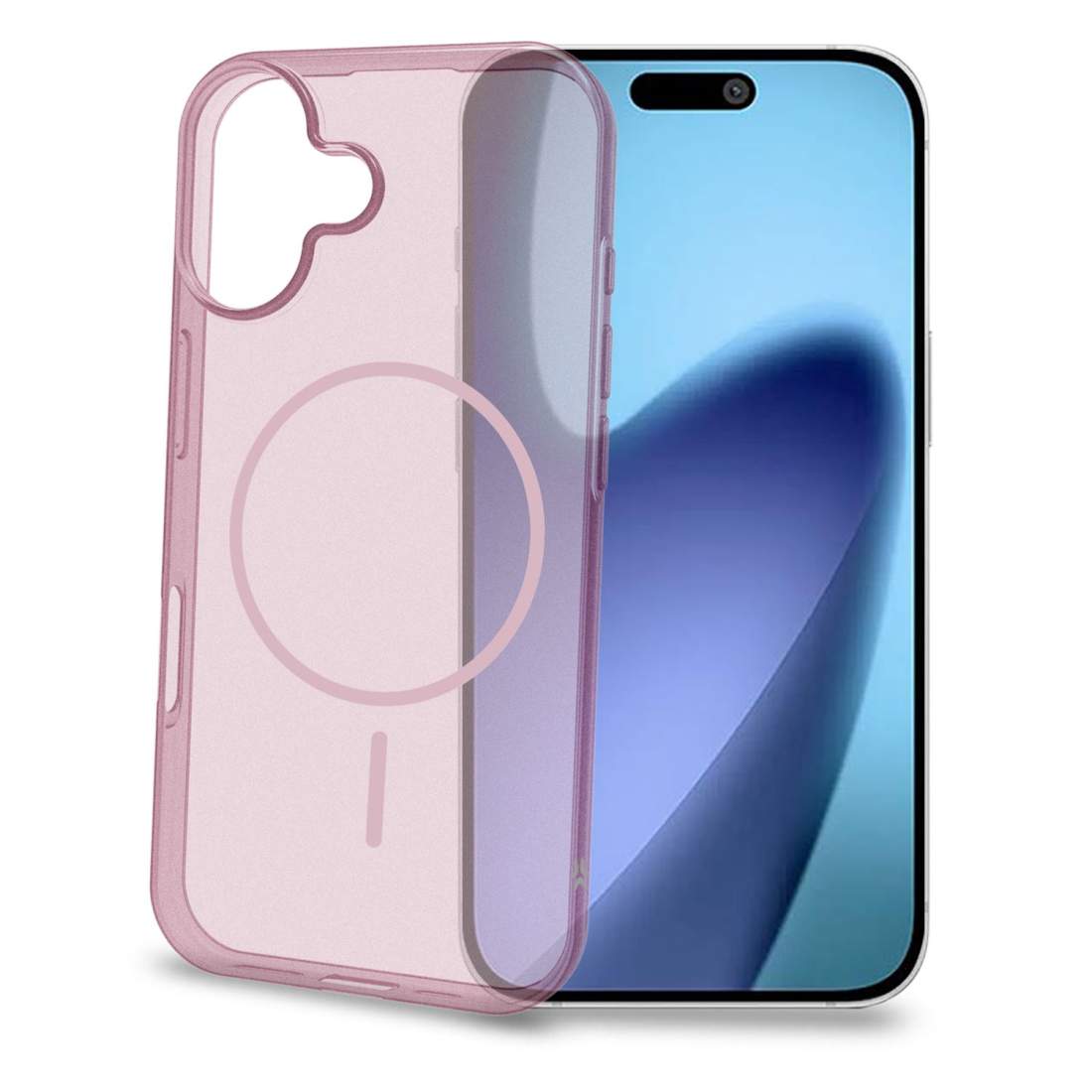 MagSafe-kompatibelt iPhone 17-fodral, rosa sandfinish | Hem & Hobby | Pryloteket