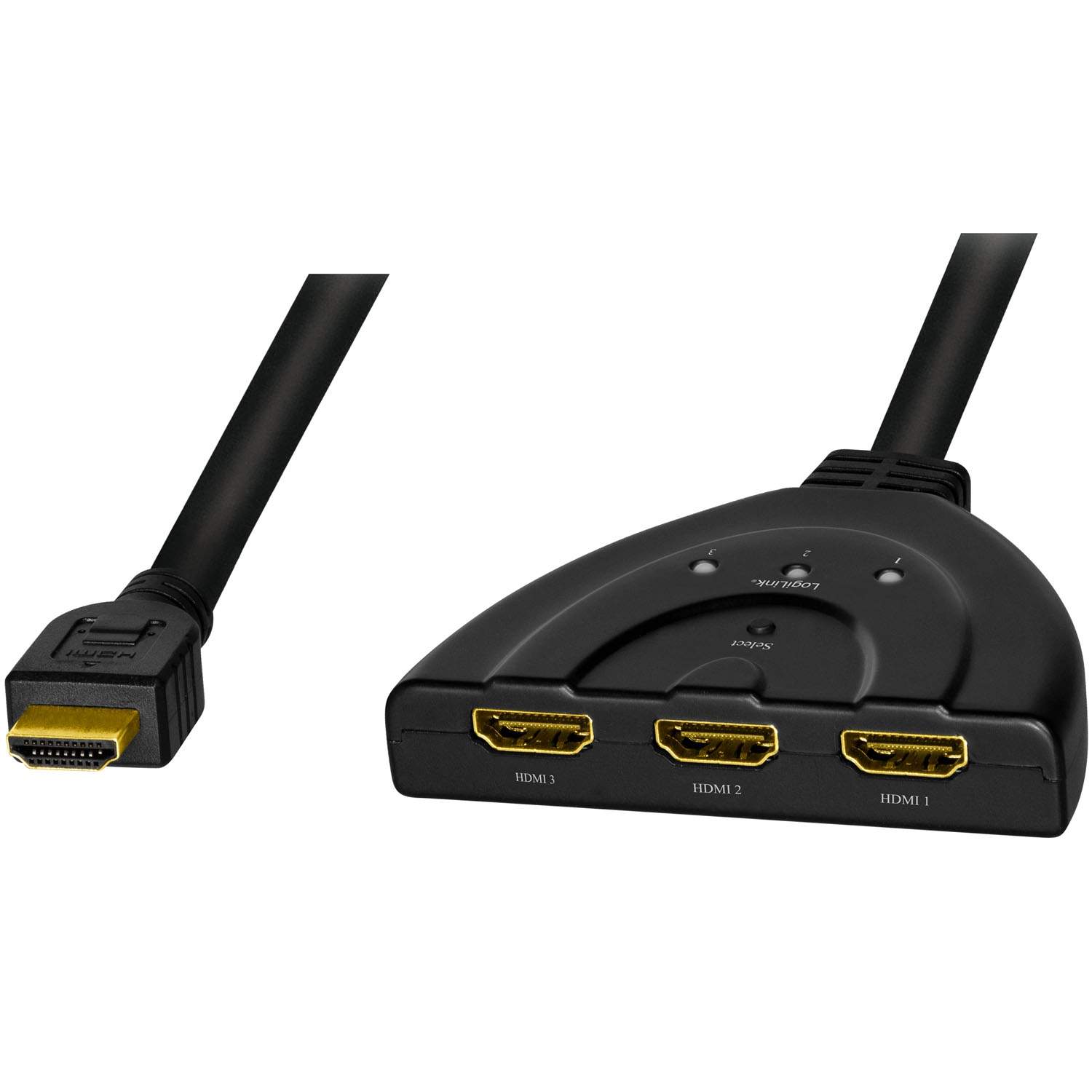 HDMI Switch 3-Port, Bi-Directional, 4K Support