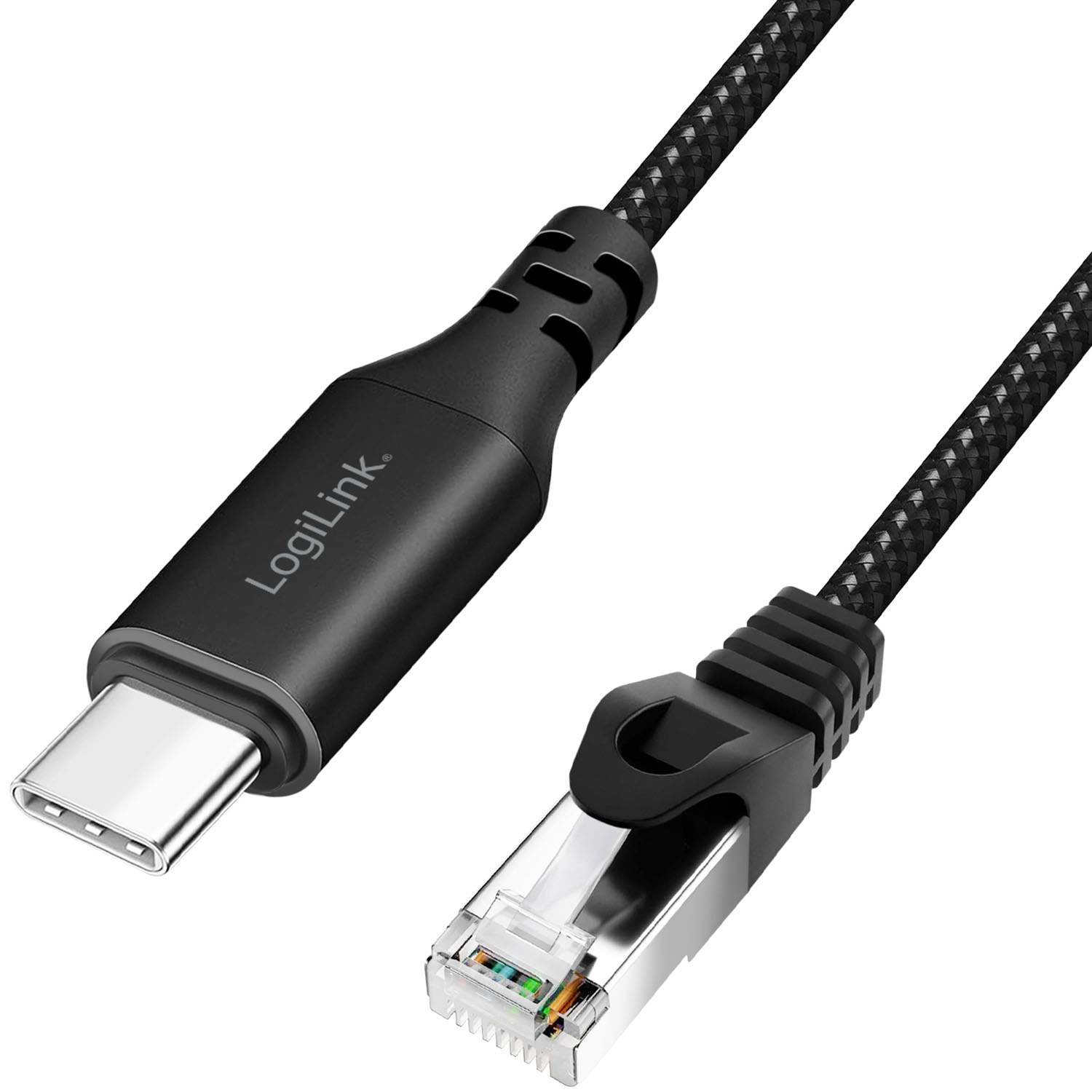 USB-C til RJ45 Ethernet-kabel, 1 Gbps, 2 m længde billede