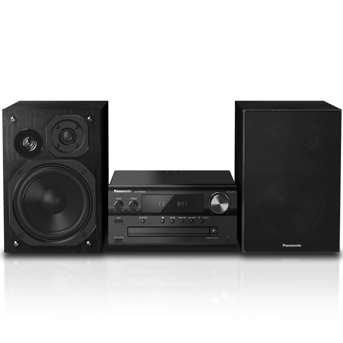 Stereosystem med CD, Bluetooth, Hi-Res Audio, Svart | Hem & Hobby | Pryloteket