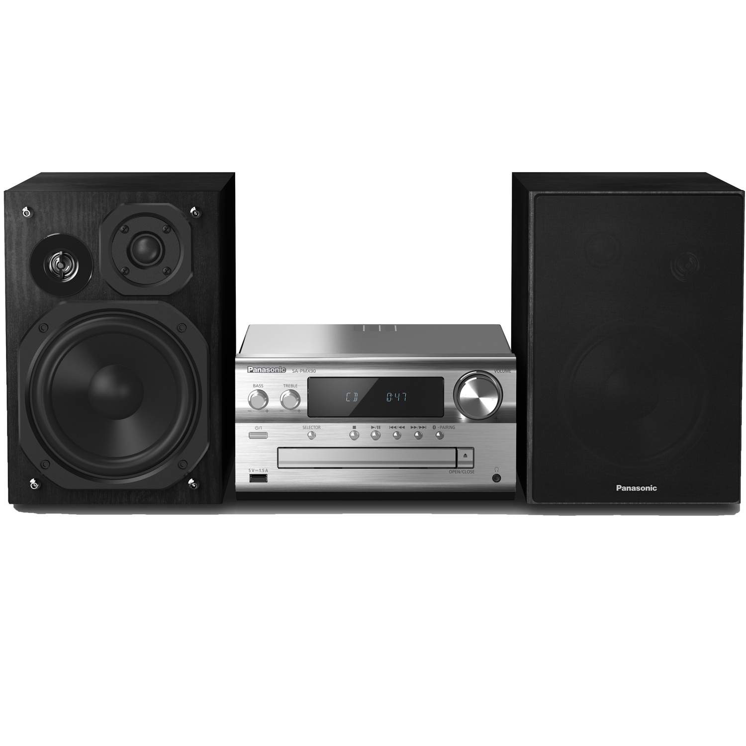Hi-Res Audio Stereo System med Bluetooth og CD-afspiller