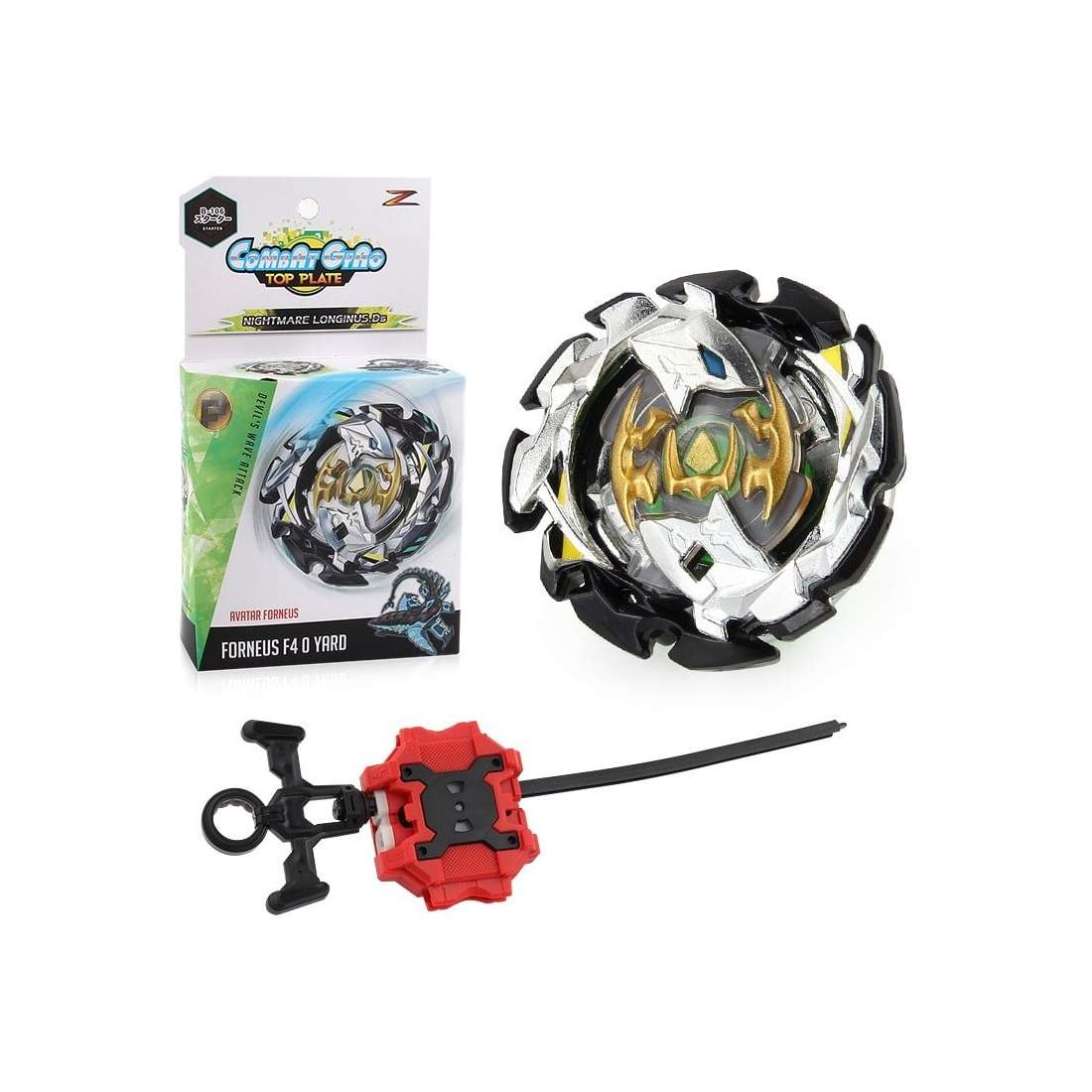 Combat Gyro Top Plate - Forneus F4 0 Yard | Leksaker & Spel - Leksaker - Combat Spinners | Pryloteket