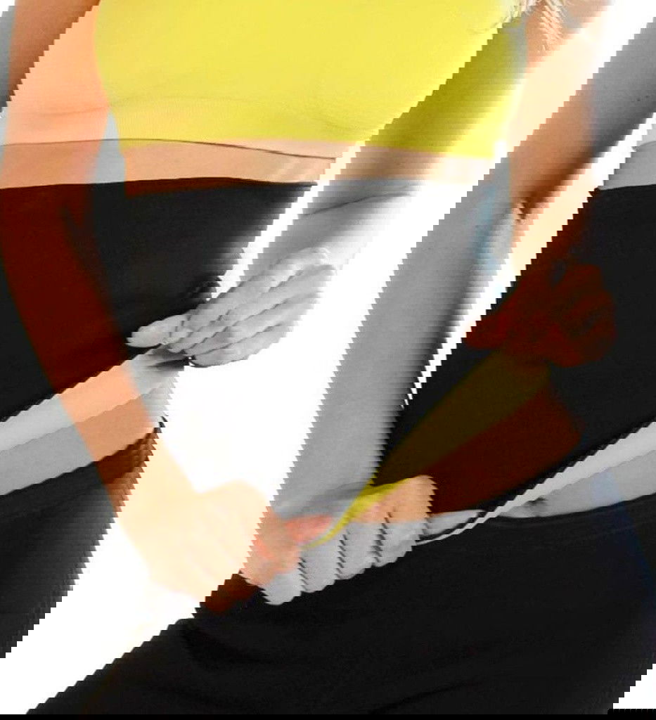 Træningskorset til taljen - Gul