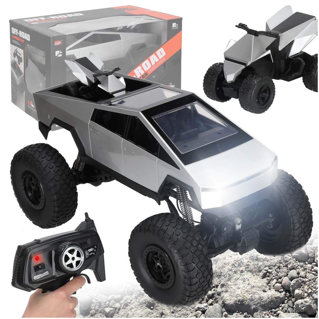 Fjernbetjent klatrevogn – 1:8 skala, 2,4 GHz