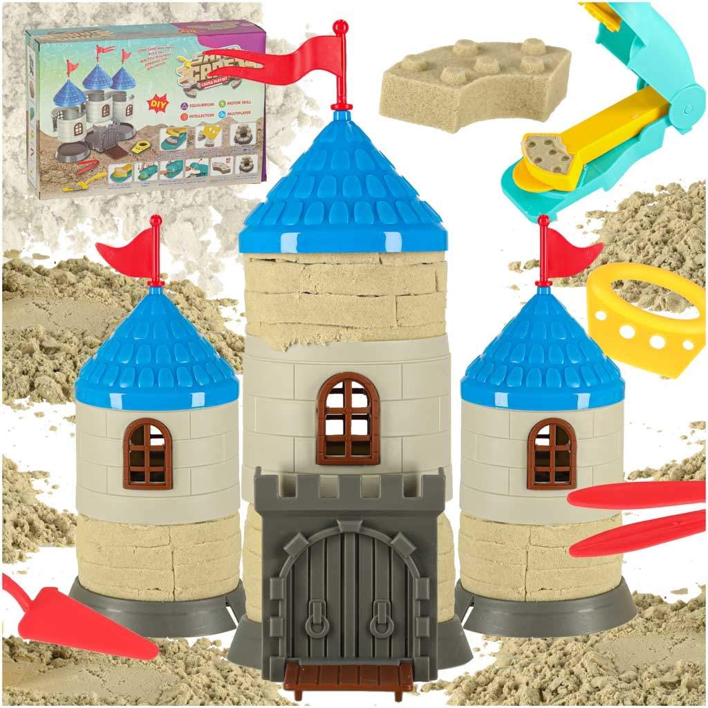 Creative Sand Set för barn – 750g Castle Kit | Hem & Hobby | Pryloteket