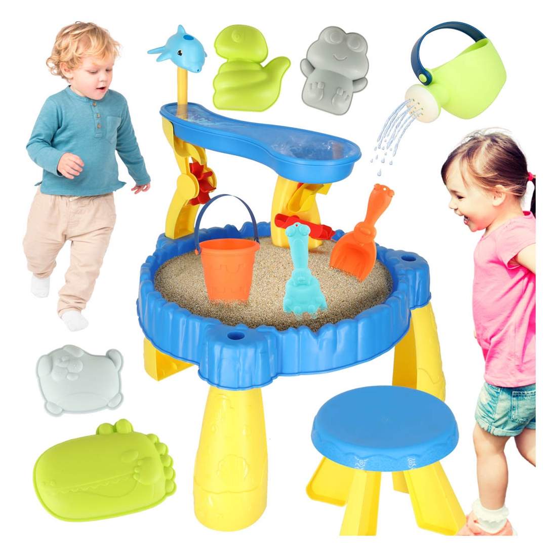 Vattenbordsbana med sand- och vattentillbehör | Hem & Hobby | Pryloteket