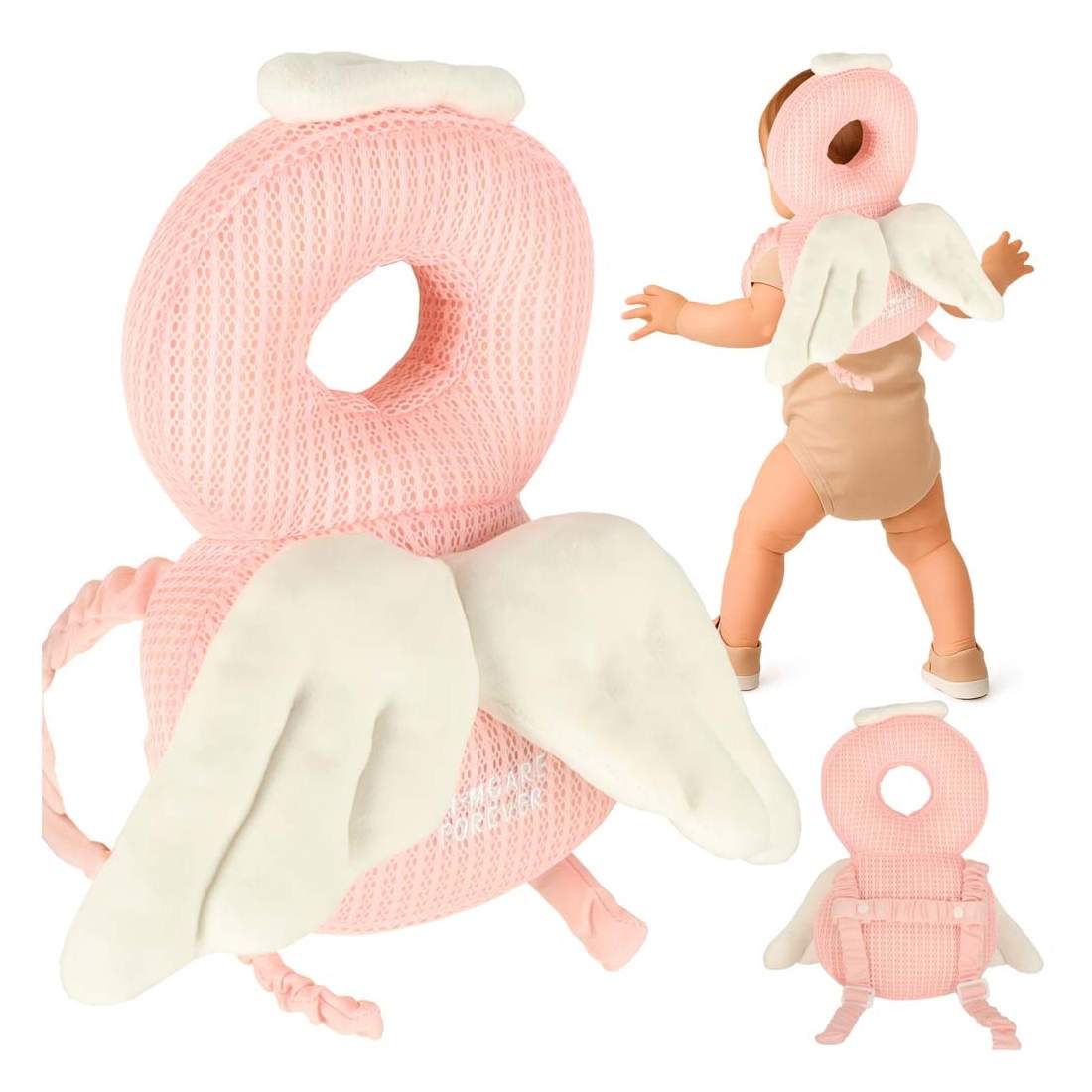 Sikkerhedsrygsæk til småbørn – Polstret hovedbeskyttelse