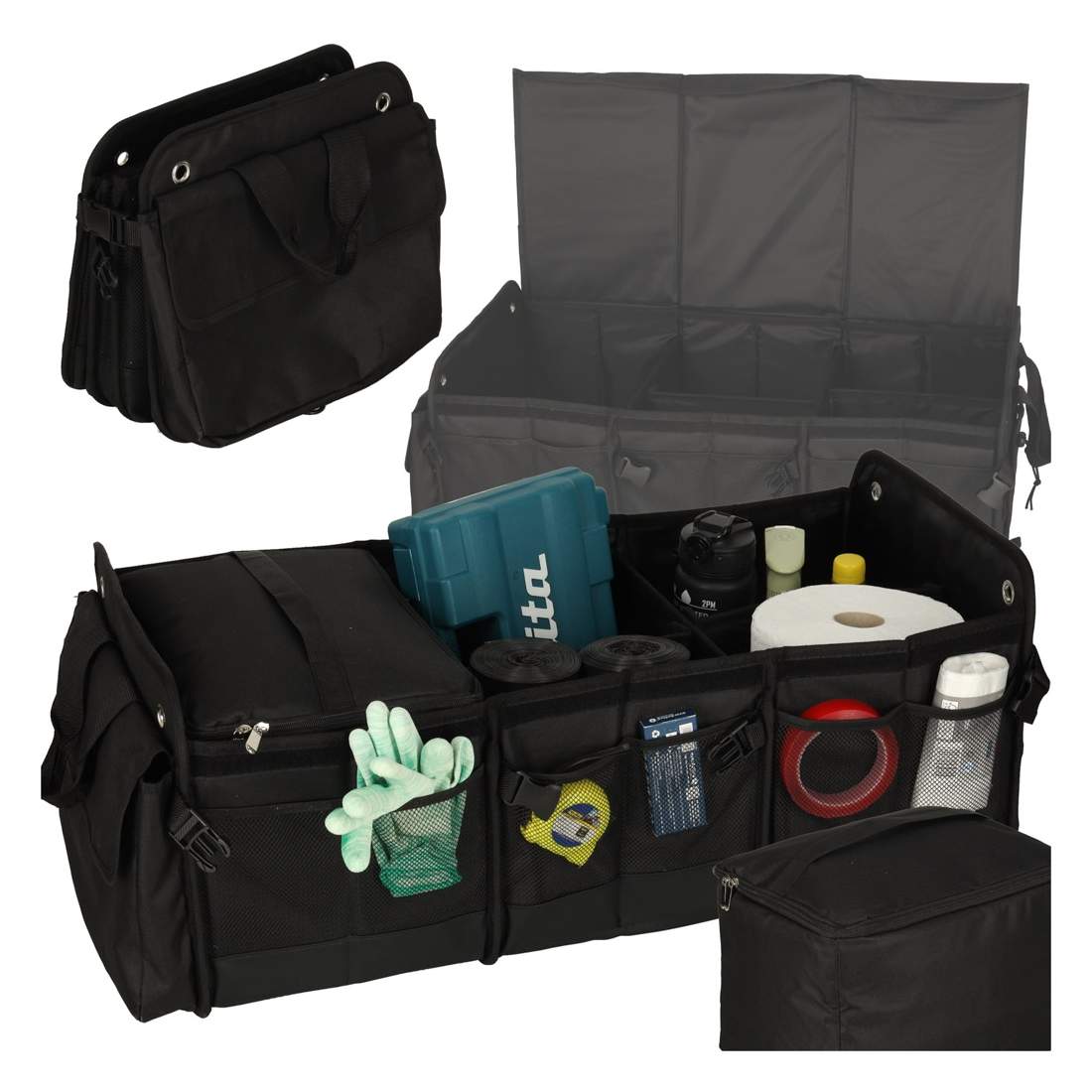 Bilbagageupplägg med termoväska, 37x76x32cm | Hem & Hobby | Pryloteket