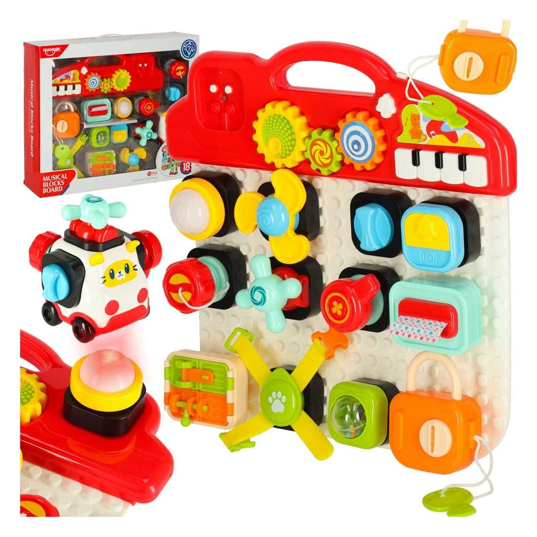 Interactive Sensory Board Toy for Kids – Pedagogiskt kul | Hem & Hobby | Pryloteket