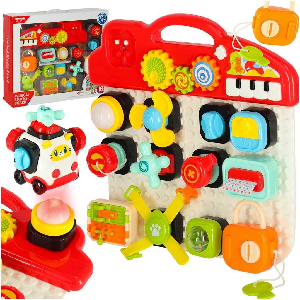 Interaktivt sansebrætlegetøj til børn – pædagogisk sjov