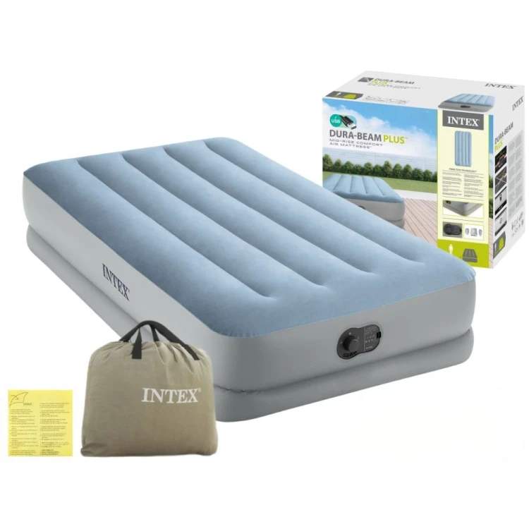 Enkelt luftmadras med USB-pumpe – 191x99x36 cm