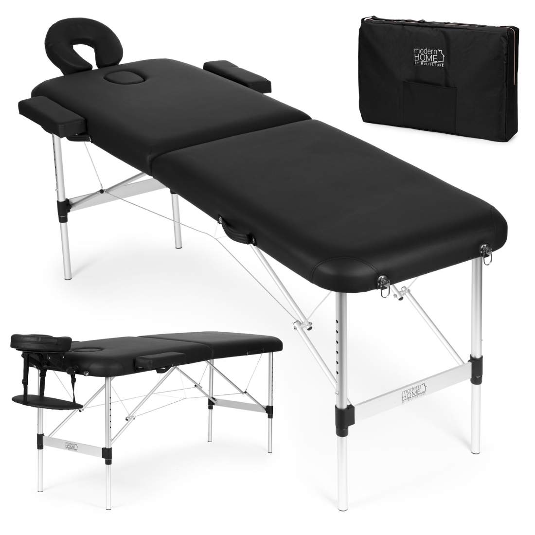 Aluminium 2-delat hopfällbart massagebord med väska | Hem & Hobby | Pryloteket