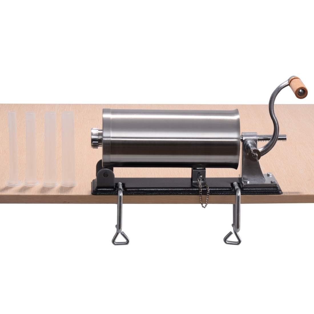 Korvpåfyllningsmaskin – 3 kg rostfritt stål, 4 munstycken | Hem & Hobby | Pryloteket