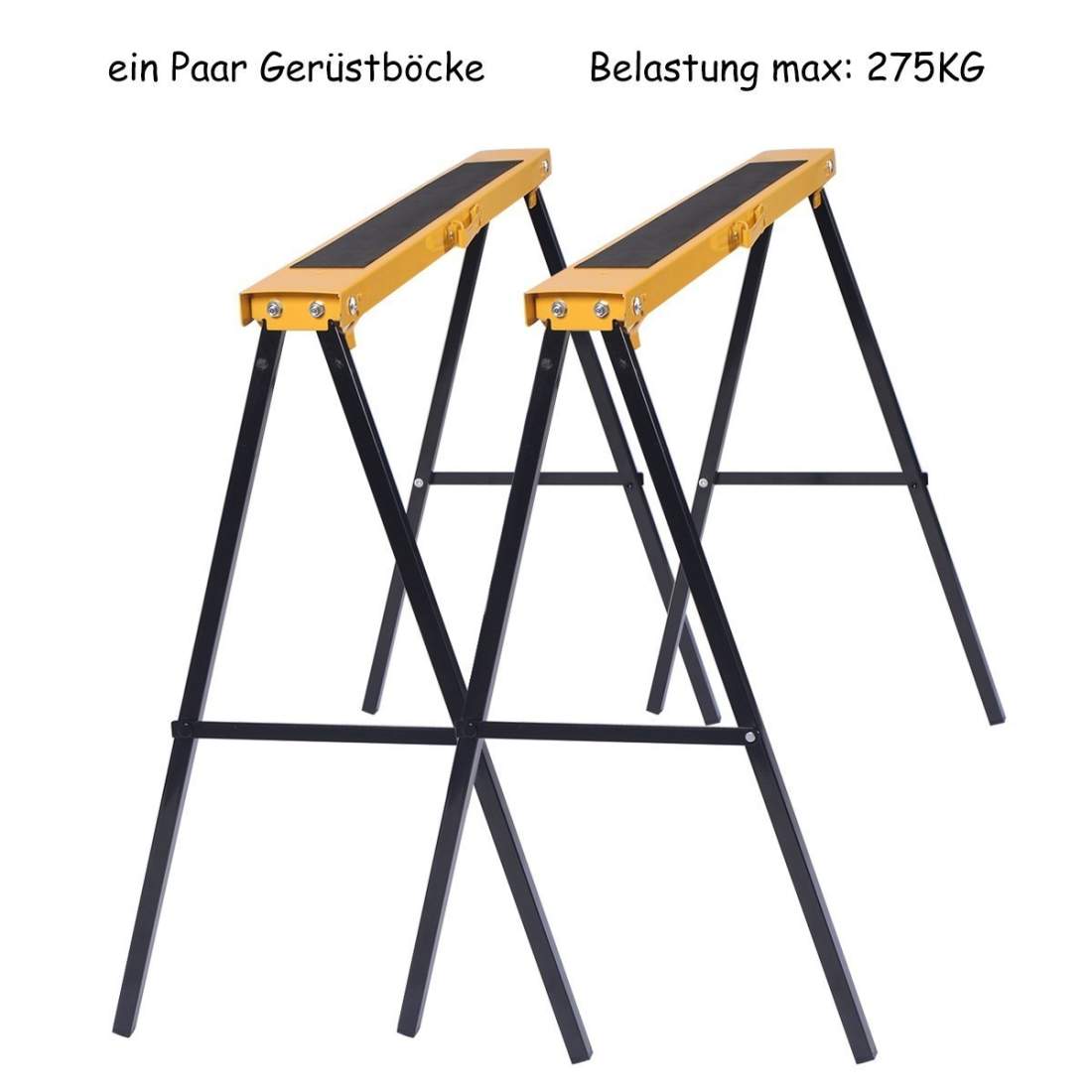 Vikbar metallsåghäst, 275 kg kapacitet, 2-pack | Hem & Hobby | Pryloteket