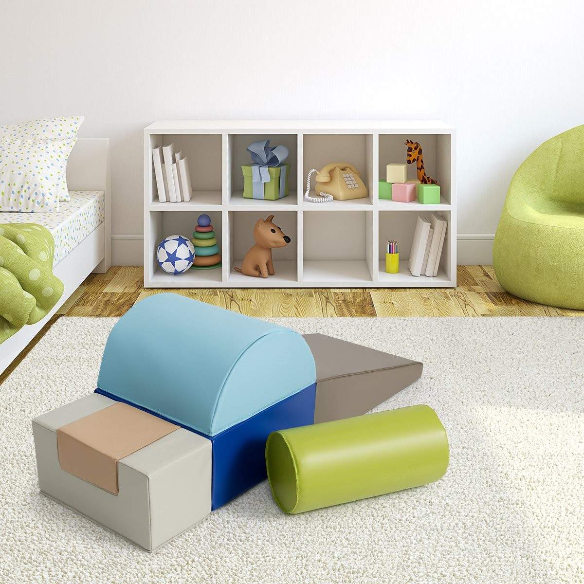 Store skumbyggeklodser til børn – blødt og sikkert legesæt