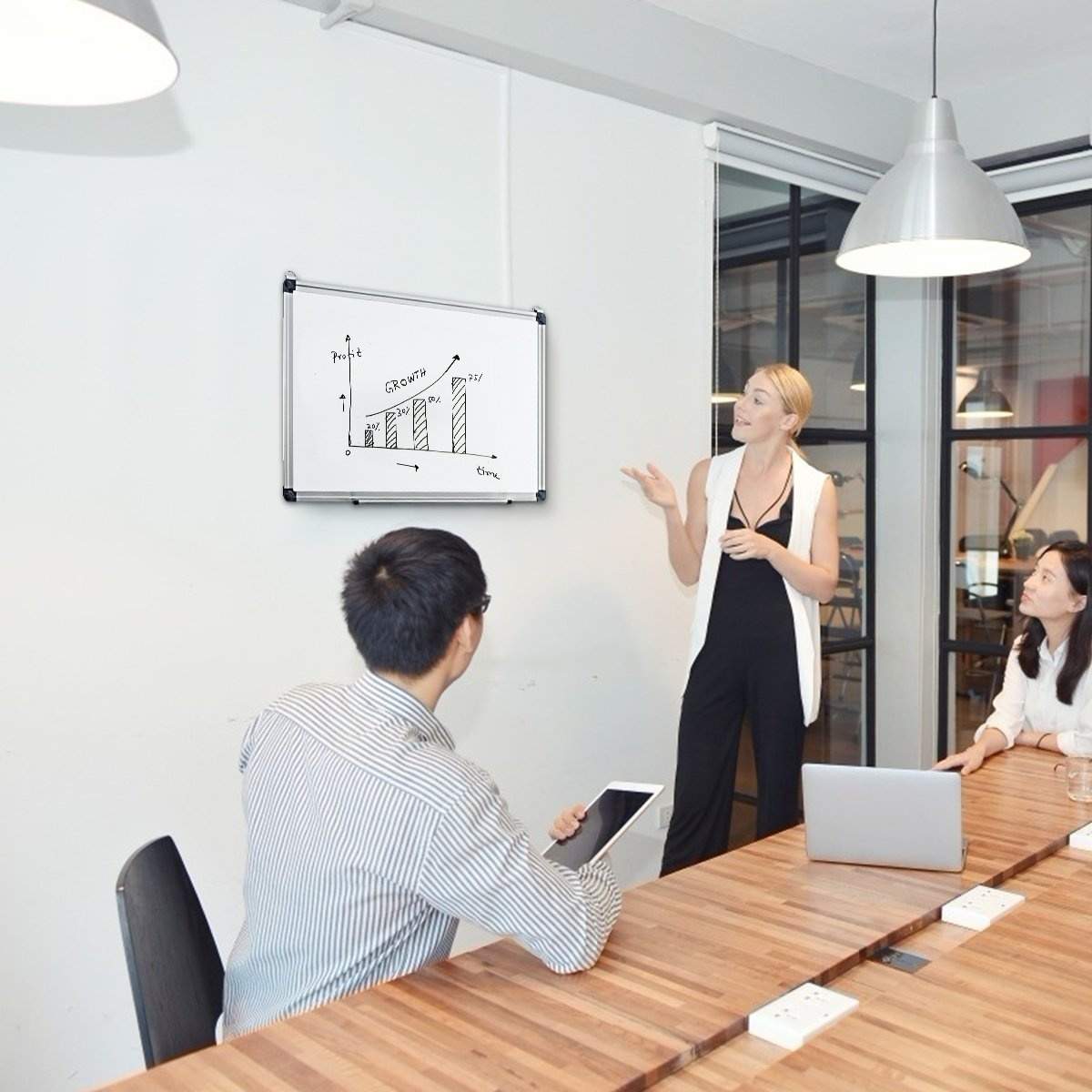 Magnetisk tavle 50x35 cm – Glat, holdbar, alsidig