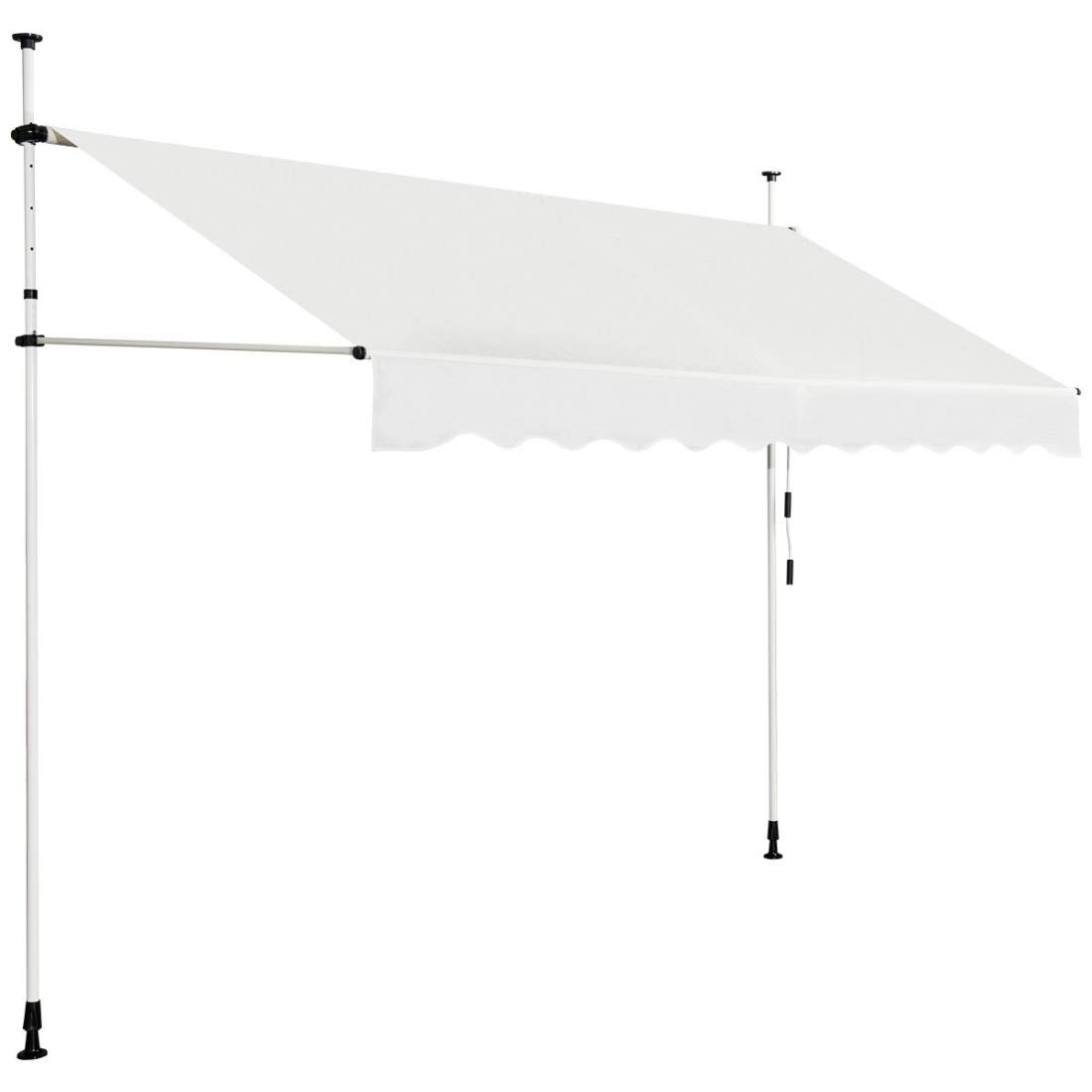 Infällbar trädgårdsmarkis – 300x120 cm, Beige, UV-skydd | Hem & Hobby | Pryloteket