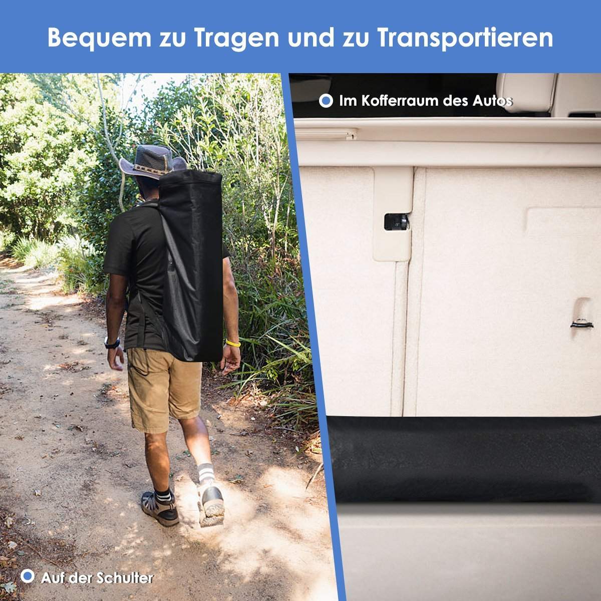 Bærbart havepavillontelt – UV-beskyttelse, nem opsætning