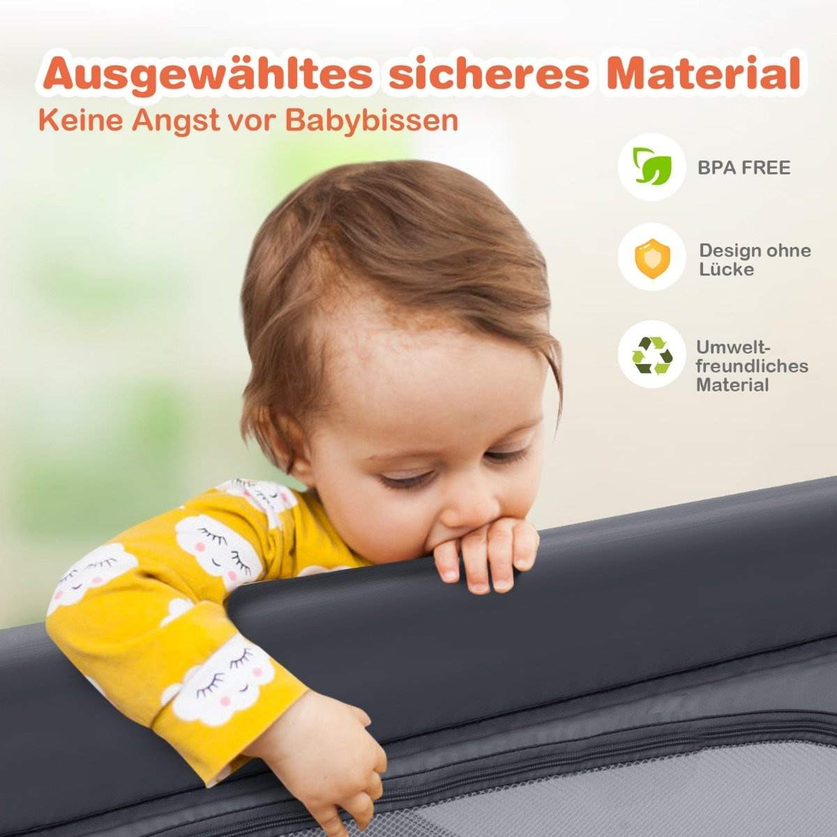 Babylekhage 120x120 cm med 50 bollar – Säker & Andas | Hem & Hobby | Pryloteket