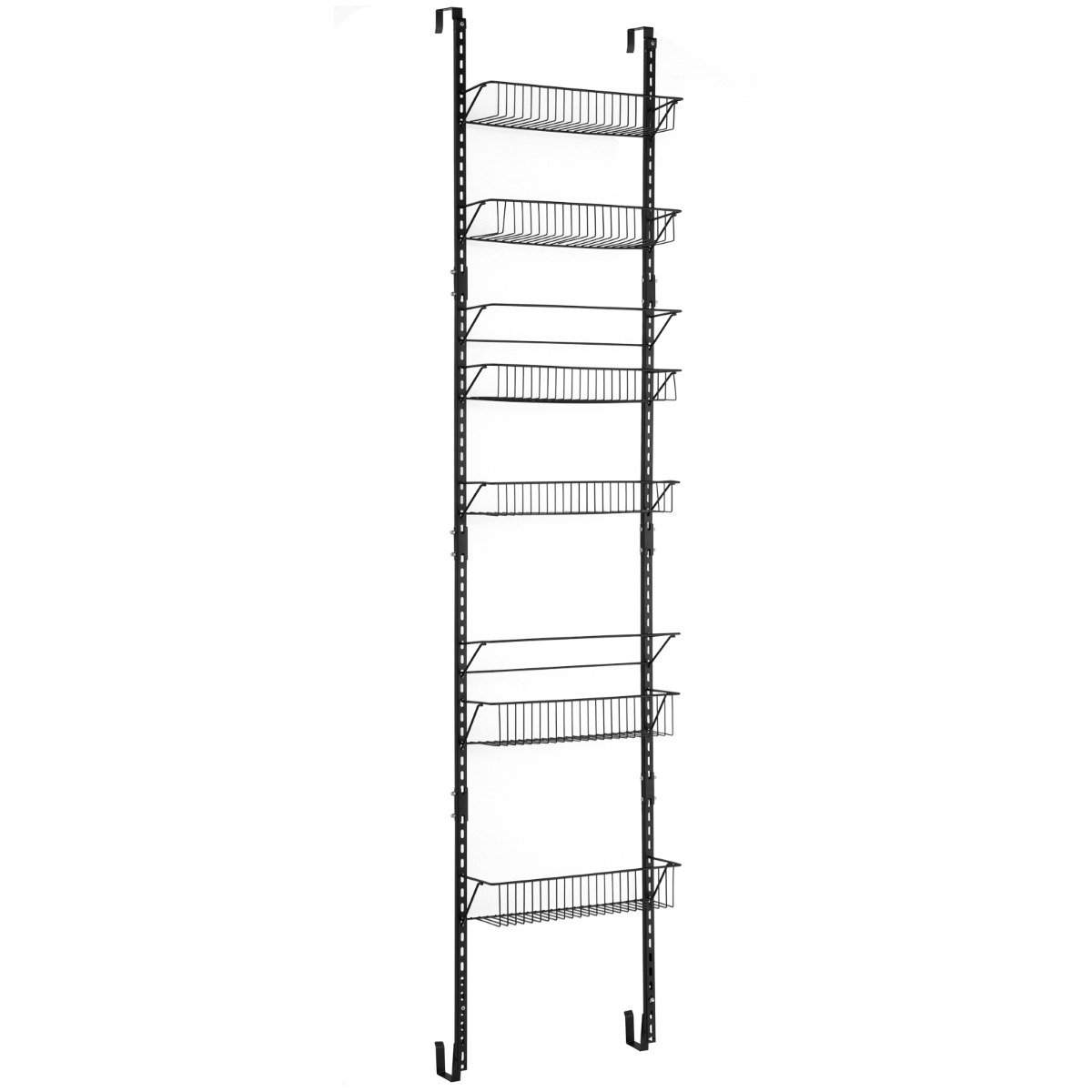 Over-Dør Justerbar 6-Tier Pantry Organizer - Pladsbesparende