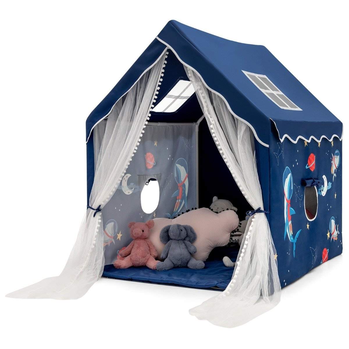 Indendørs legetelt til børn med måtte – rummelig og holdbar