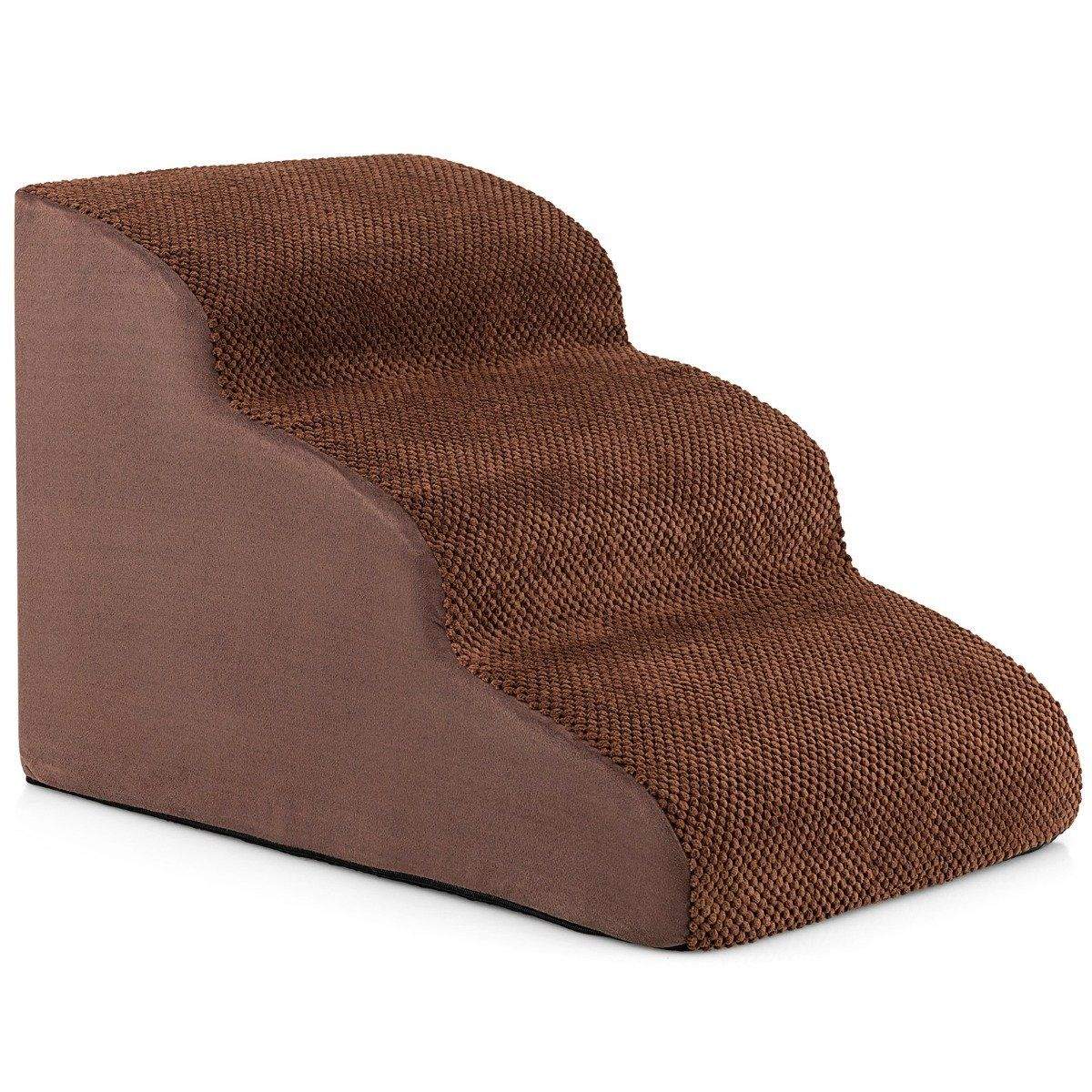 Skumhundrampe – 3 trin, skridsikker, nem at rengøre, 58x42x40 cm